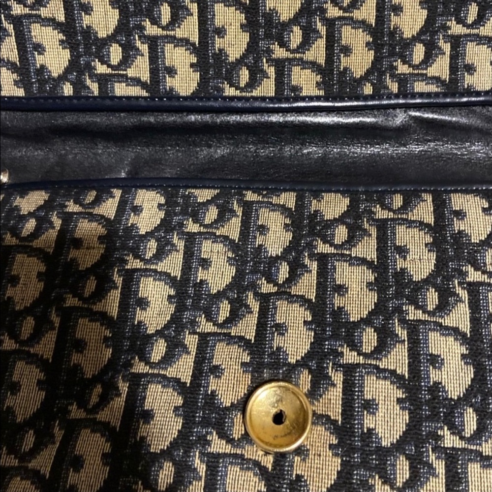 Dior Trotter Clutch/Crossbody-Navy